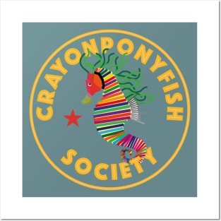 CRAYONPONYFISH SOCIETY Posters and Art